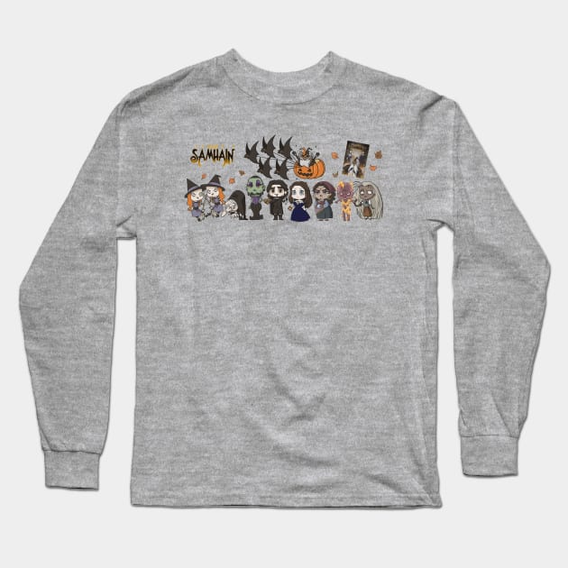 Papa Samhain chibis Long Sleeve T-Shirt by JonasEmanuel